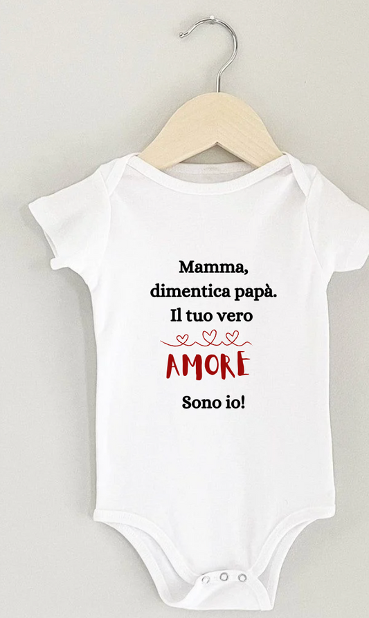 👶💖 Body Personalizzato per Neonati – Un dolce messaggio per la mamma! 💖👶
