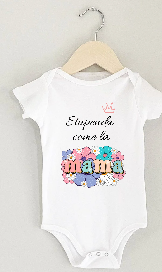 Body de bebé personalizado: ¡un dulce mensaje para mamá! 💖👶