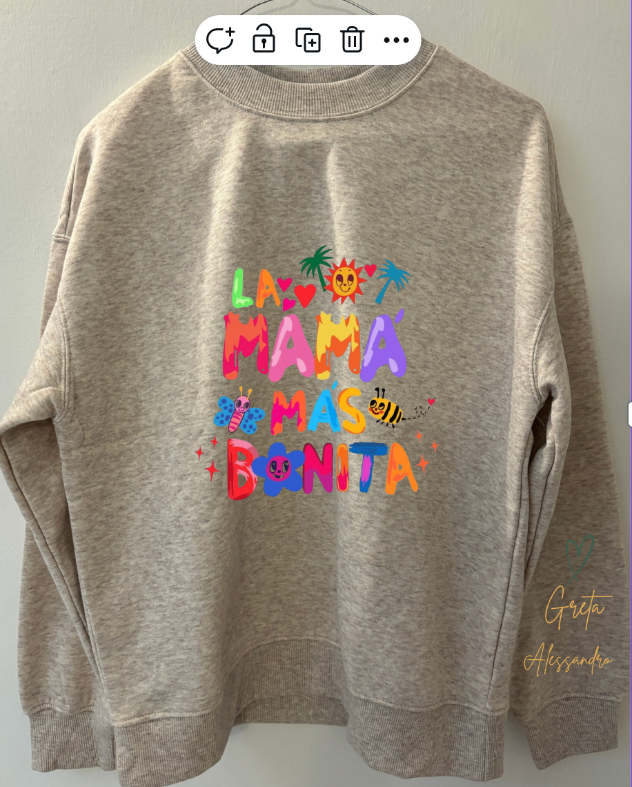 Felpa Personalizzata per la Mamma