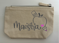 🎀 Personalized 100% Cotton Pouch