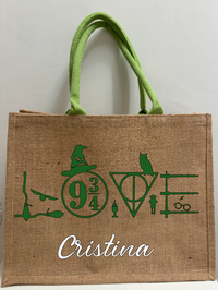 Bolsa de yute personalizada