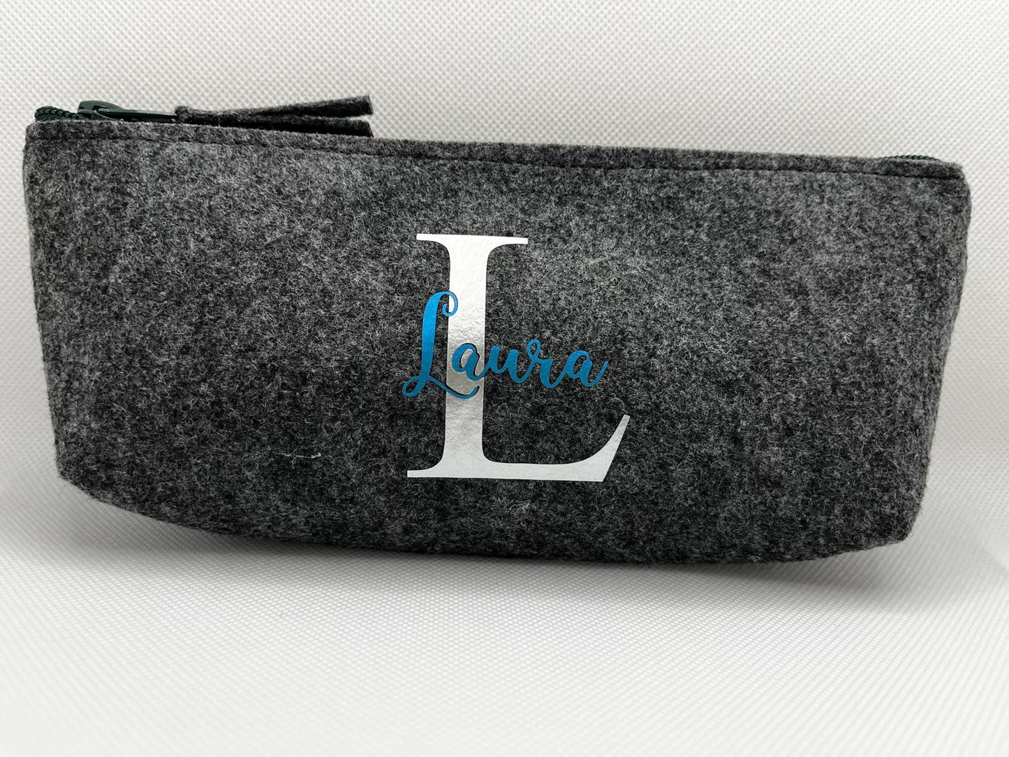 Personalized felt pencil case