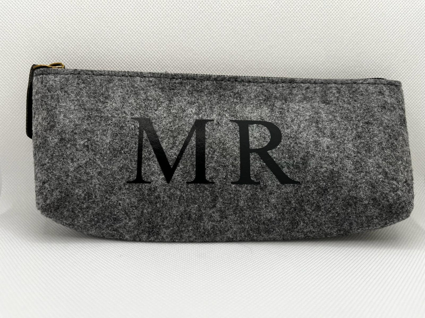 Personalized felt pencil case