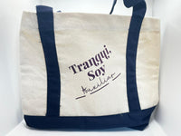 Recycled Cotton Bag with Colored Handles